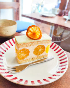 muiさんの湘南ゴールドのケーキ