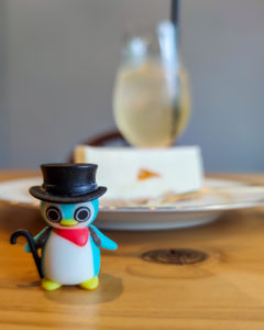 清見オレンジのレアチーズケーキと隊長