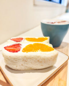 キエロコーヒーさんのフルーツサンド