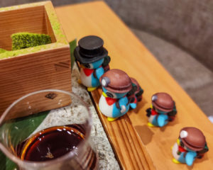 銀座福禄壽さんの二色わらび餅を攻めるぺっこり探検隊