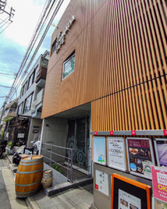 神楽坂のカフェ、シマダカフェさんの外観