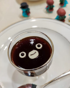 スイカペンギンスイーツビュッフェのSuicaペンギンコーヒーゼリー